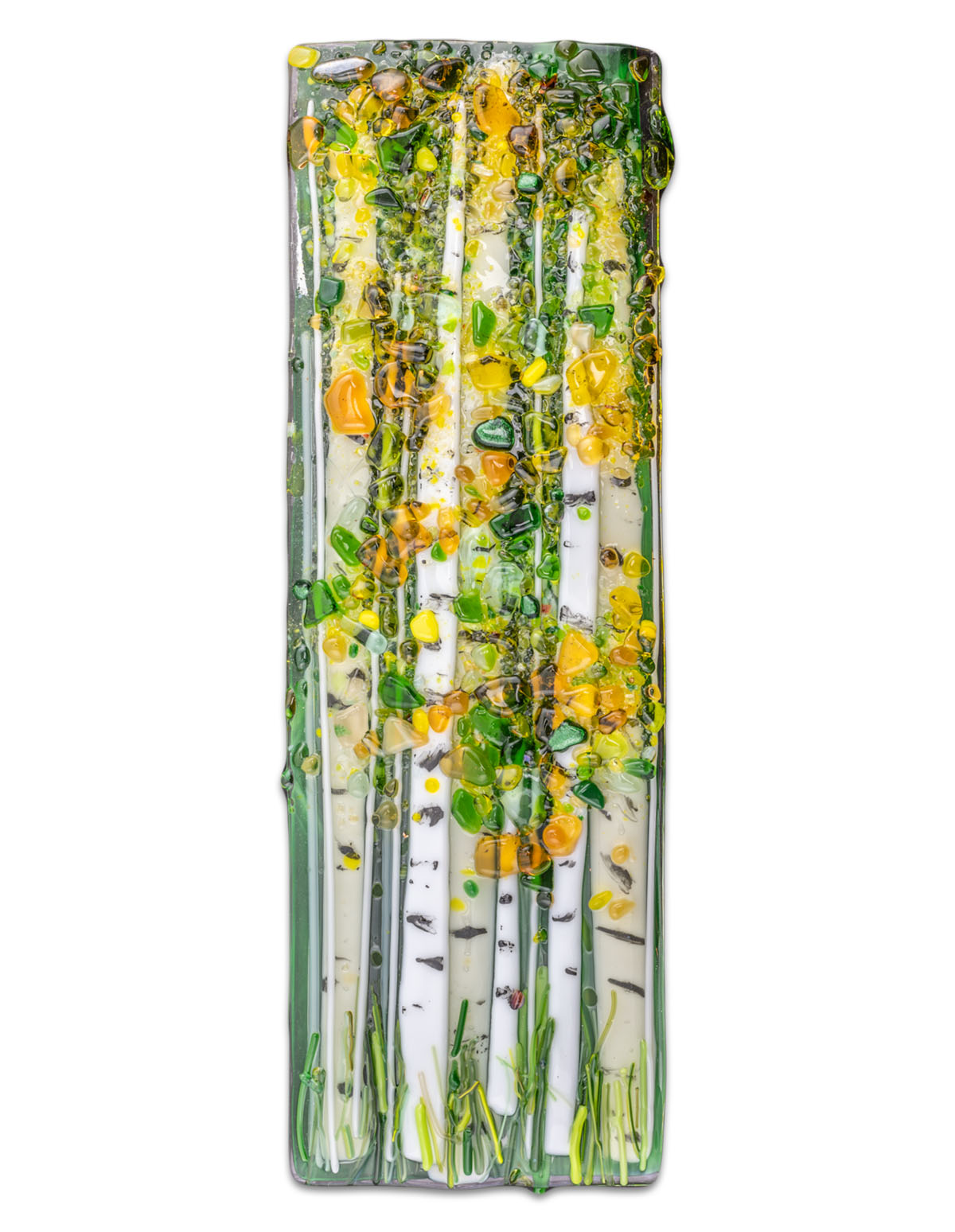 Fused glass art by Nancy Byers