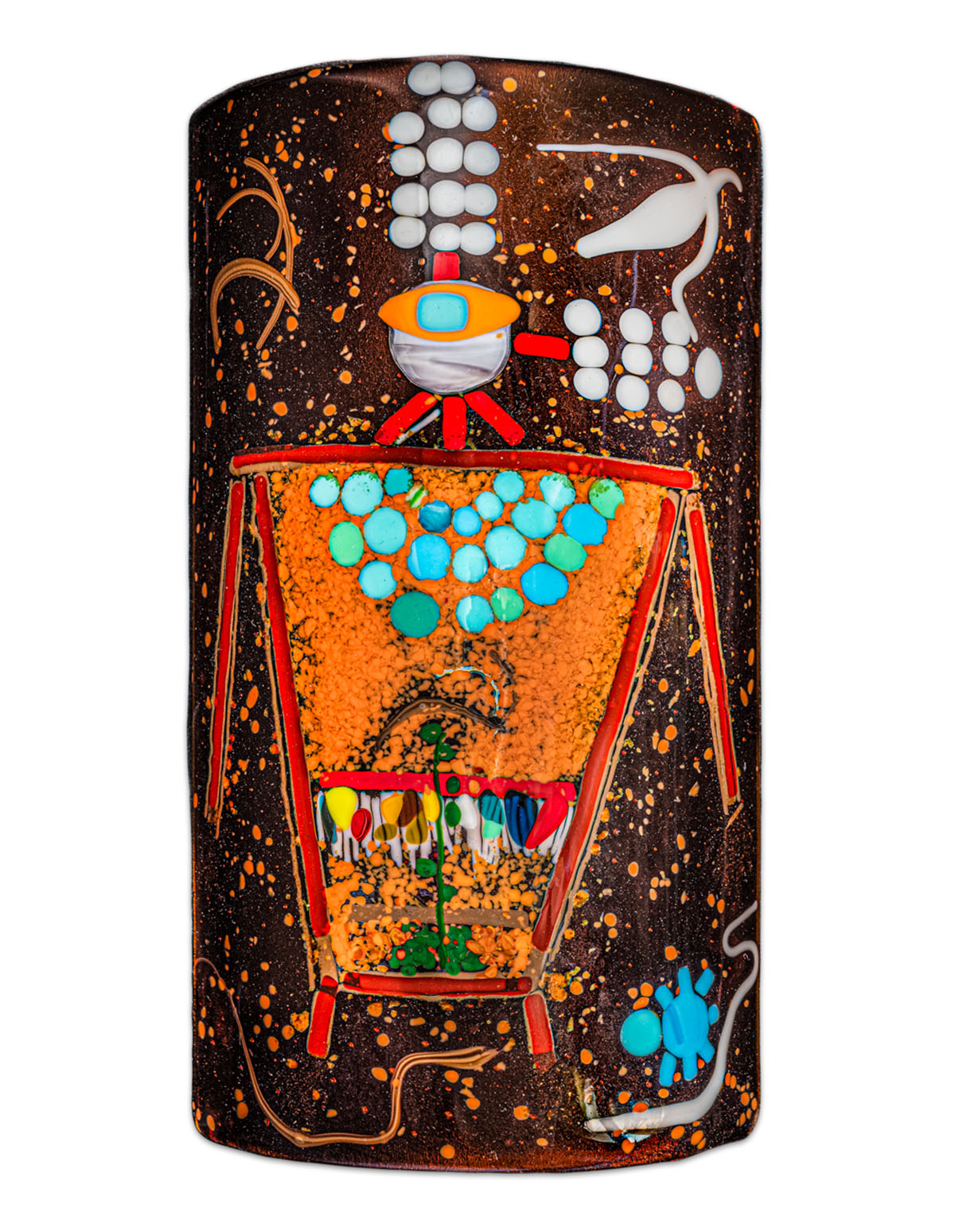 Fused glass art by Nancy Byers