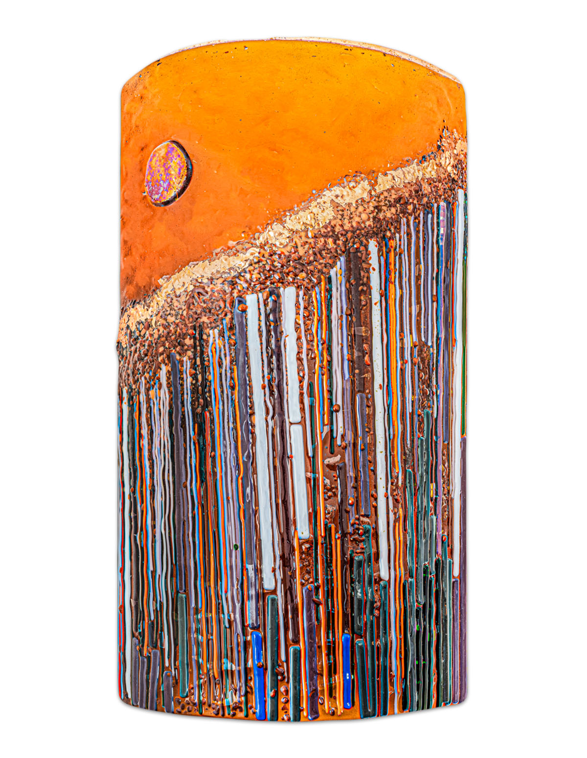 Fused glass art by Nancy Byers