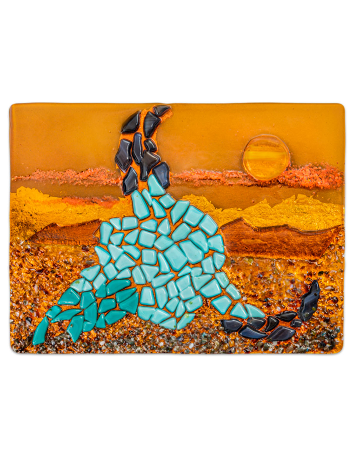 Fused glass art by Nancy Byers