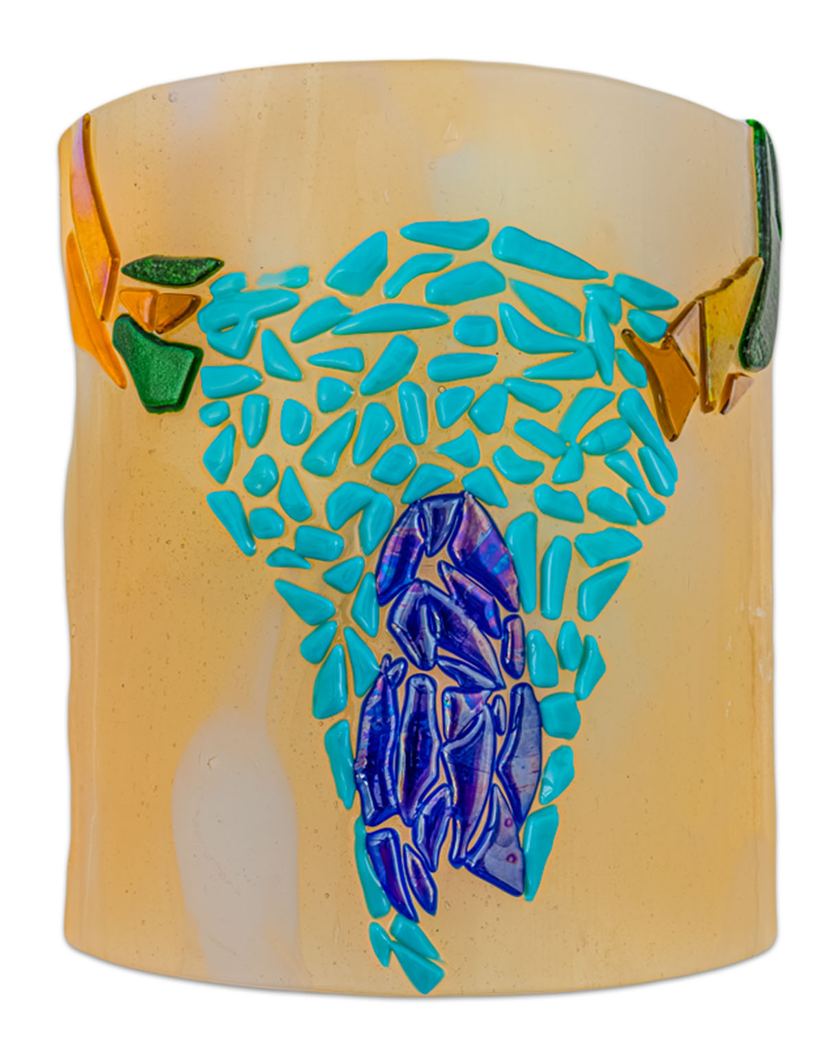 Fused glass art by Nancy Byers