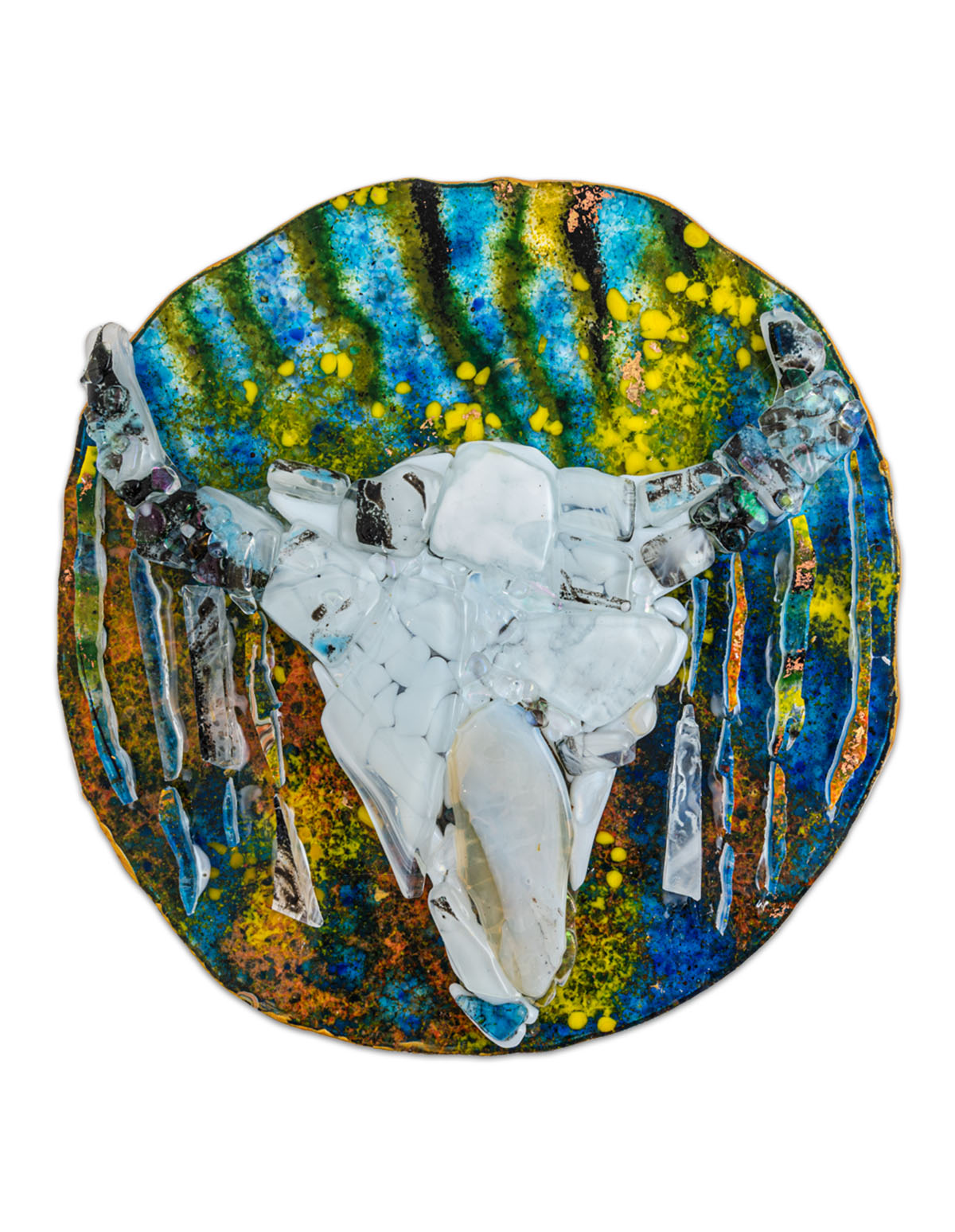Fused glass art by Nancy Byers