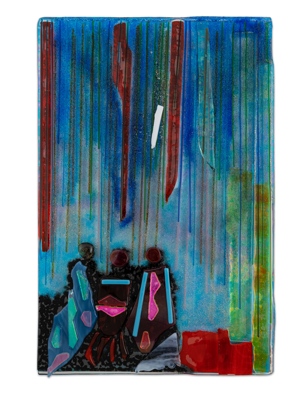 Fused glass art by Nancy Byers