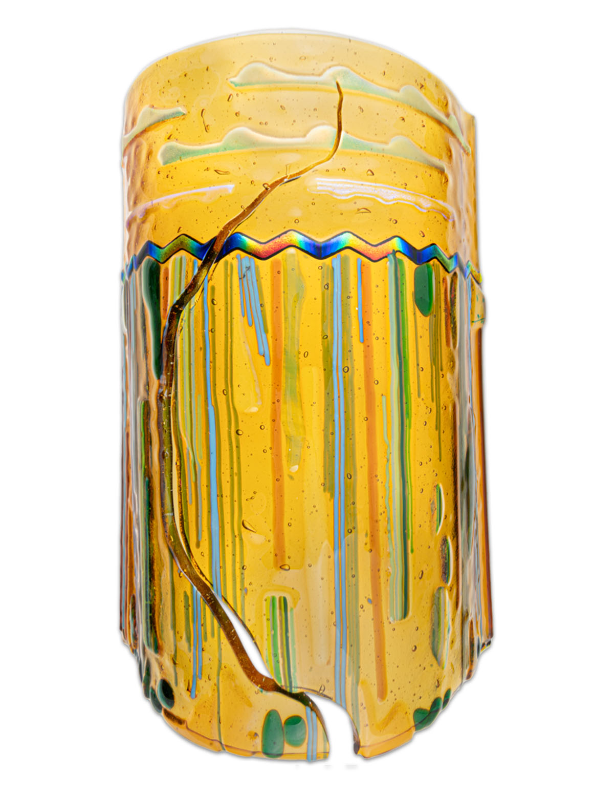 Fused glass art by Nancy Byers