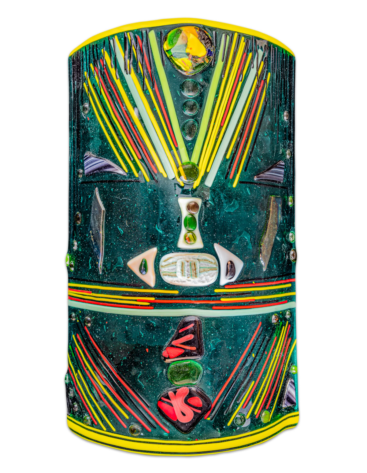 Fused glass art by Nancy Byers