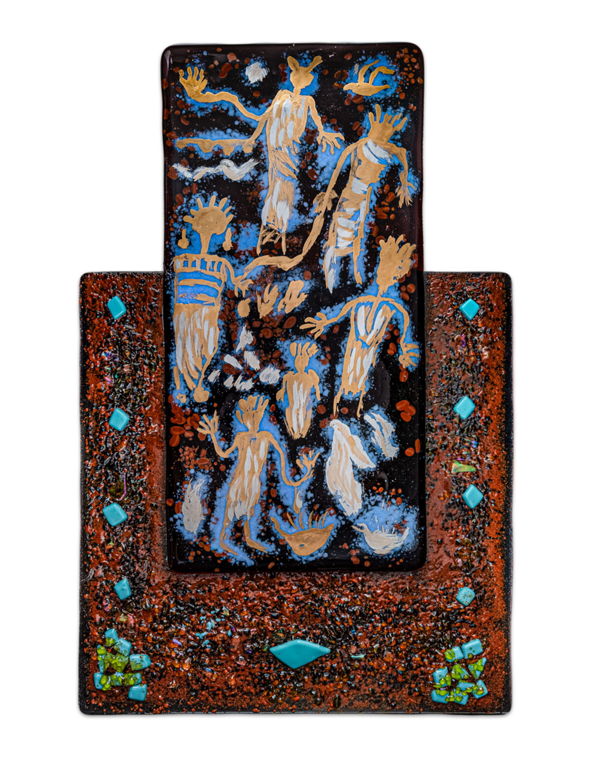 Fused glass art by Nancy Byers