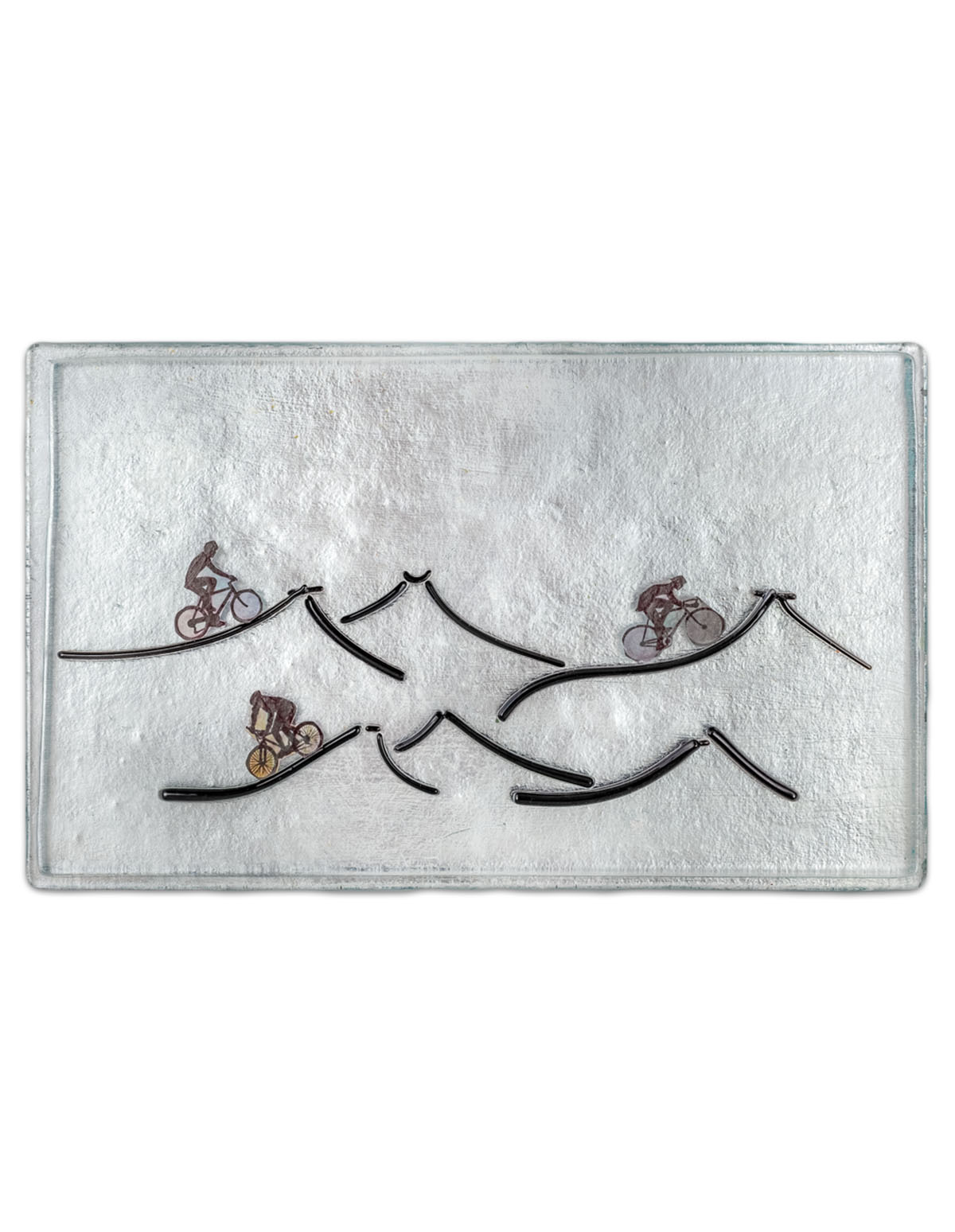 Fused glass art by Nancy Byers