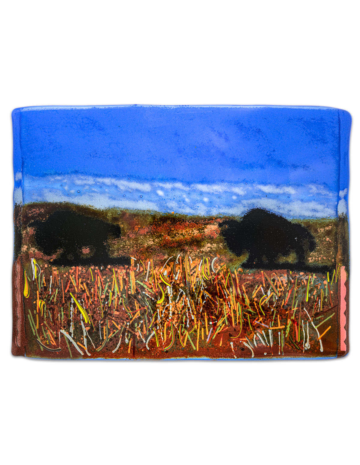 Fused glass art by Nancy Byers