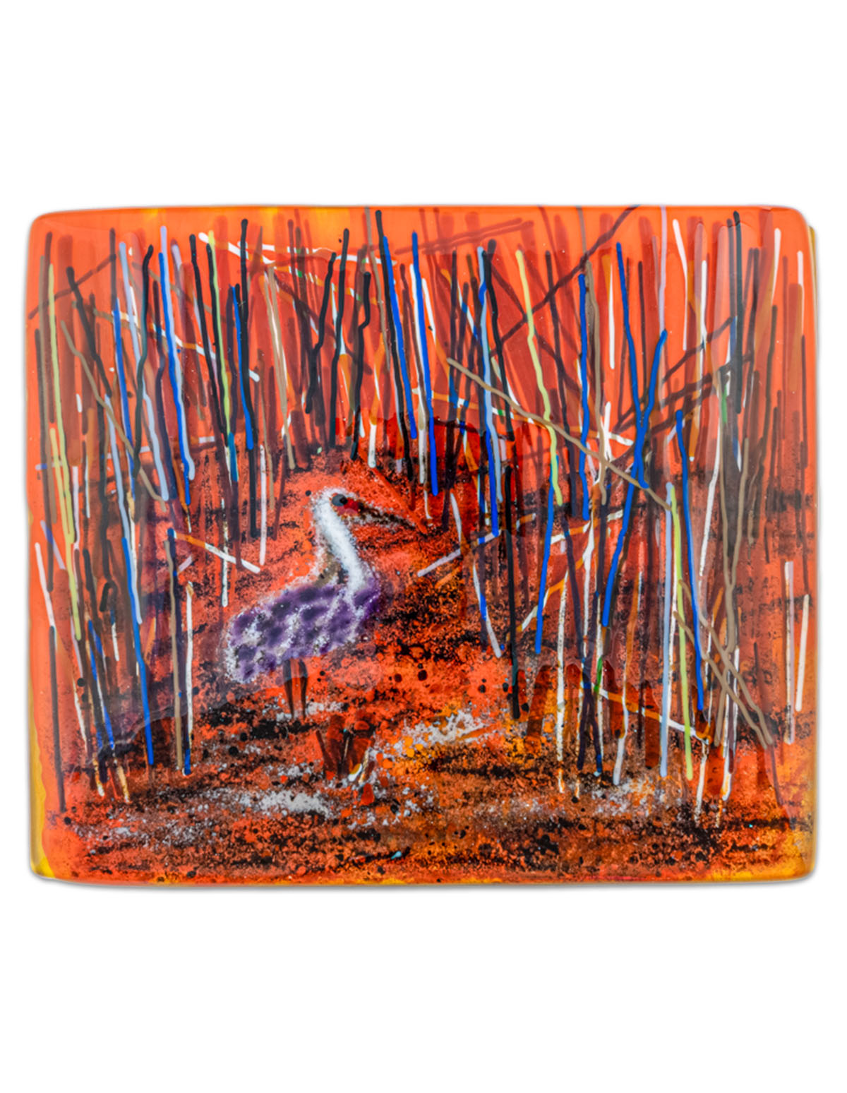 Fused glass art by Nancy Byers